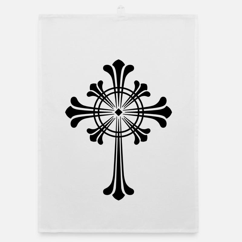 croix noire Torchon bio