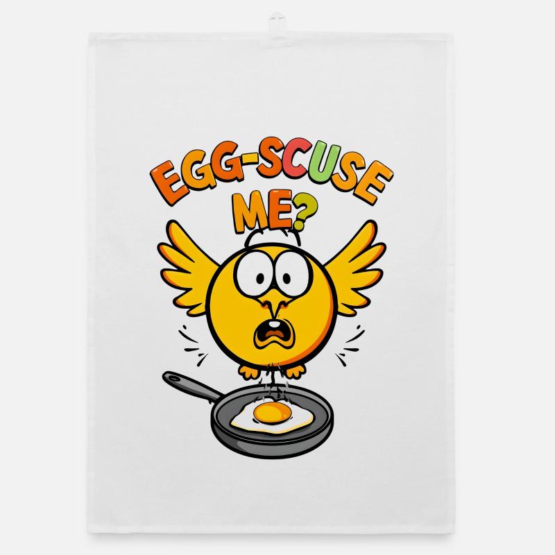 Egg-scuse Me? Organic dish towel