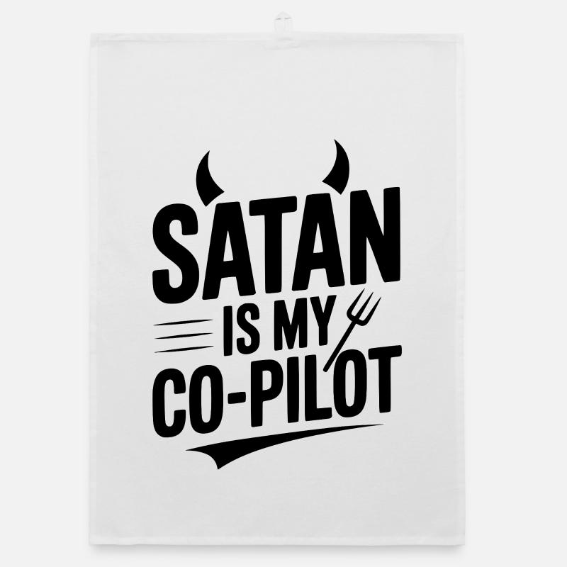 Satan est mon copilote Torchon bio