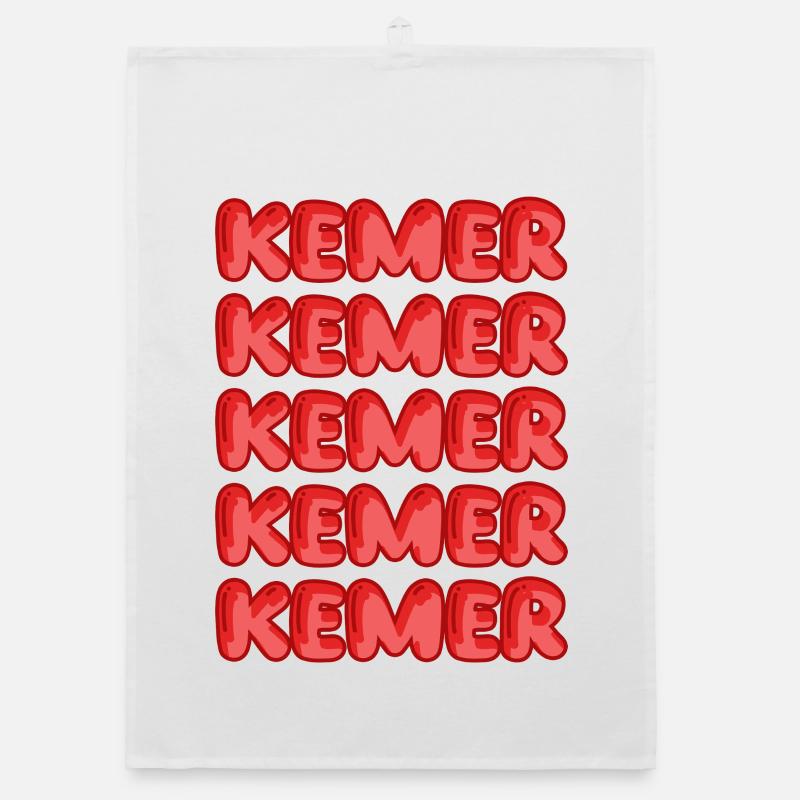 Kemer Bubble Repeat Muster Organic Geschirrtuch