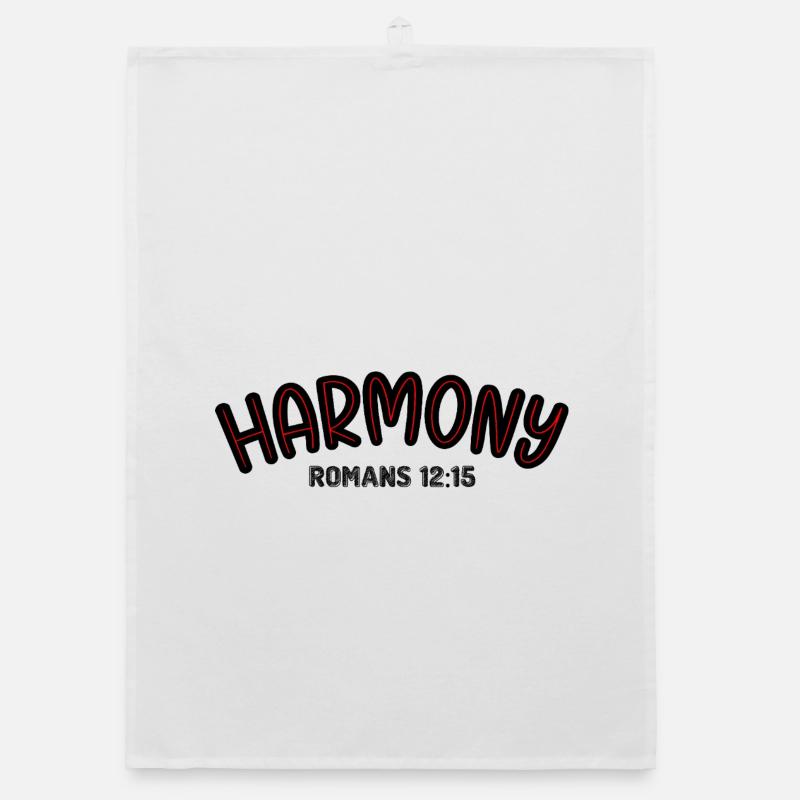 Typographie Harmony Red Line Torchon bio