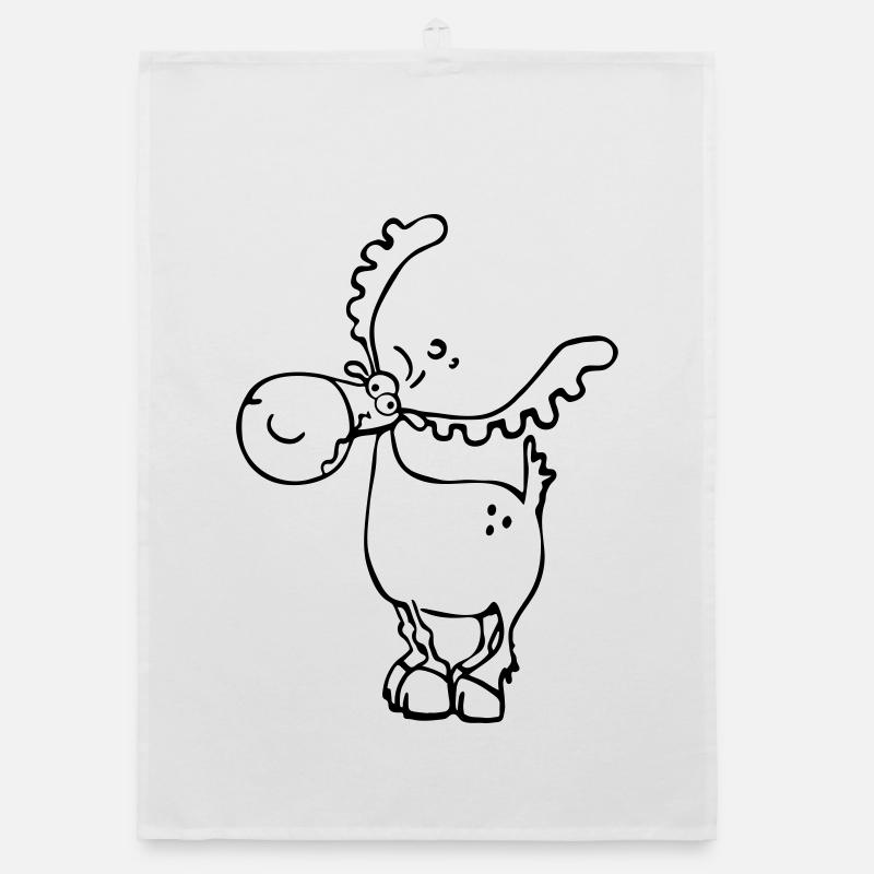 Alces - Élan -Orignal Torchon bio