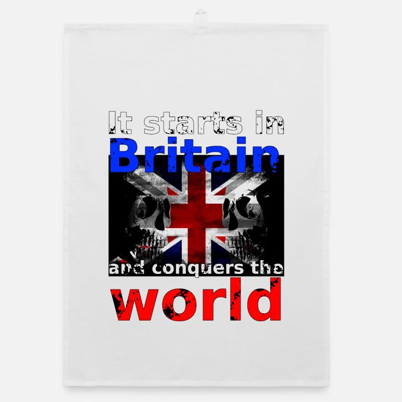 Britain Organic Geschirrtuch