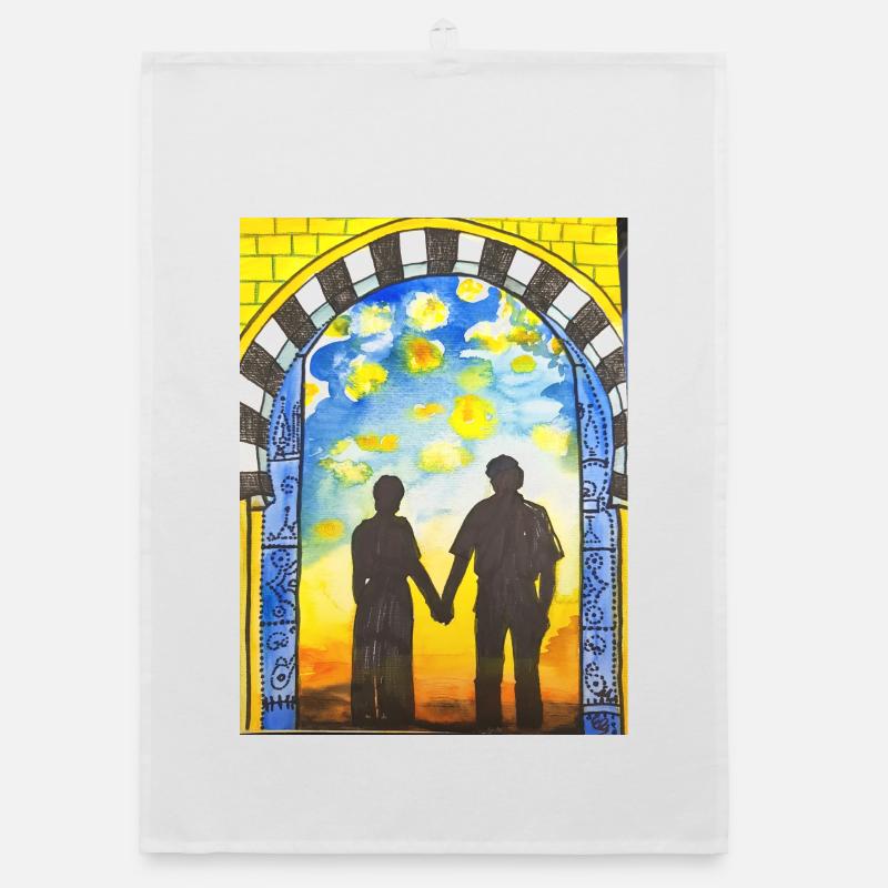 EG lucky charms I couples I people I vacation Organic dish towel