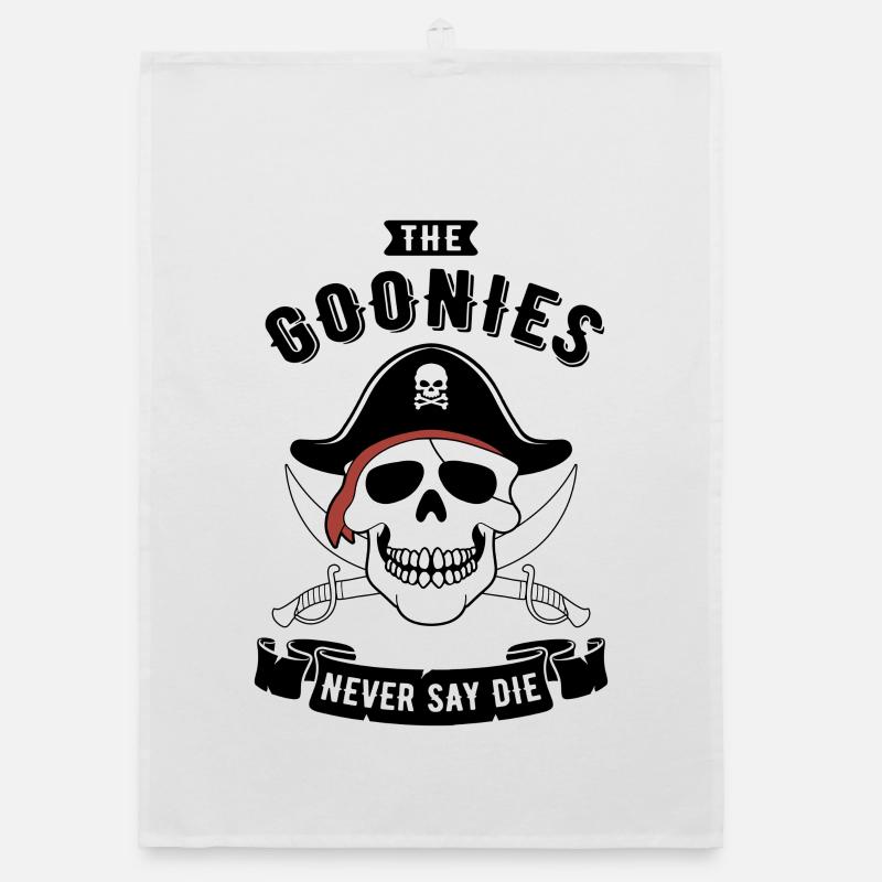 Le Crâne de Pirate des Goonies Torchon bio