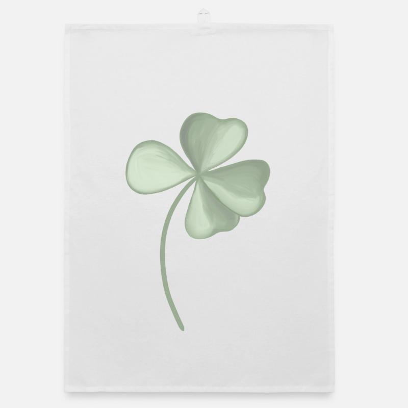 Trèfle à quatre feuilles Torchon bio