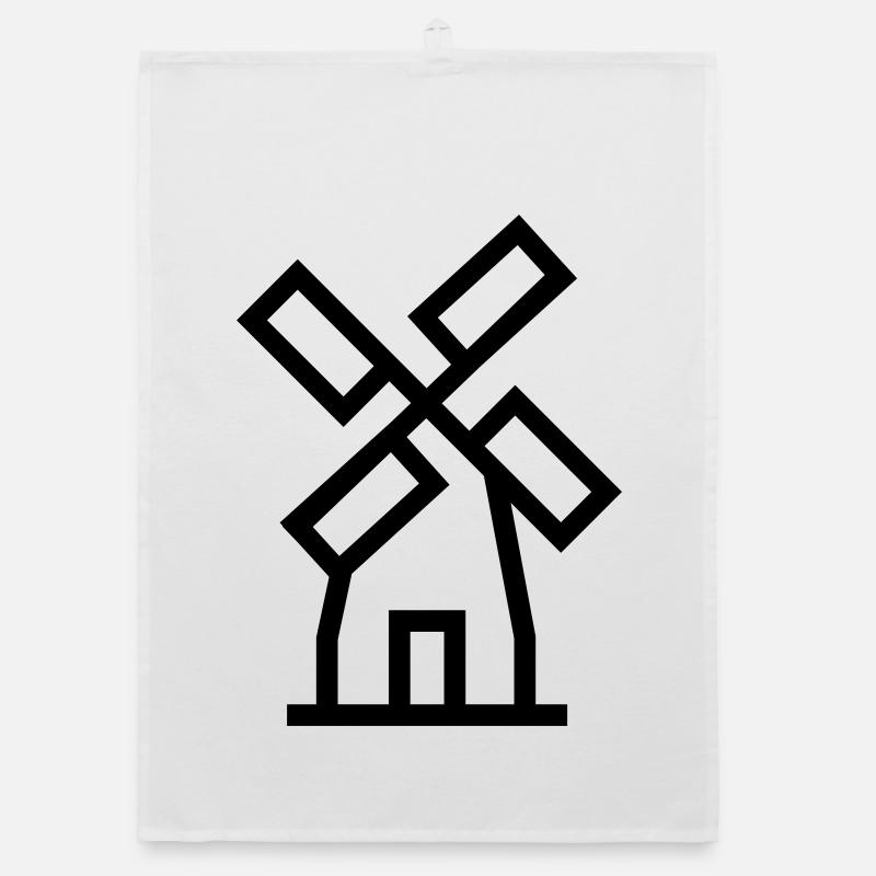Windmill windmill air energy Organic dish towel