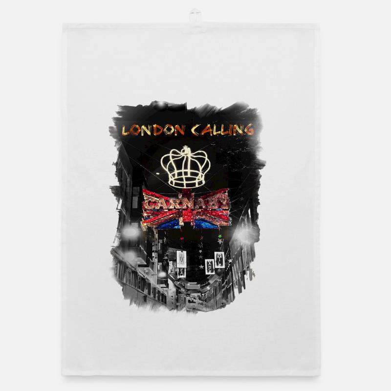 London ruft Organic Geschirrtuch