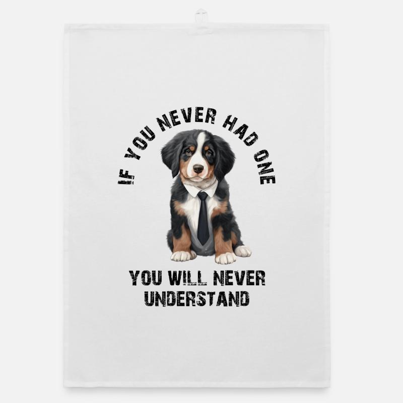 Berner Sennenhund Organic Geschirrtuch
