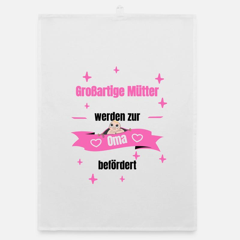 Oma - großartige Mutter Organic Geschirrtuch