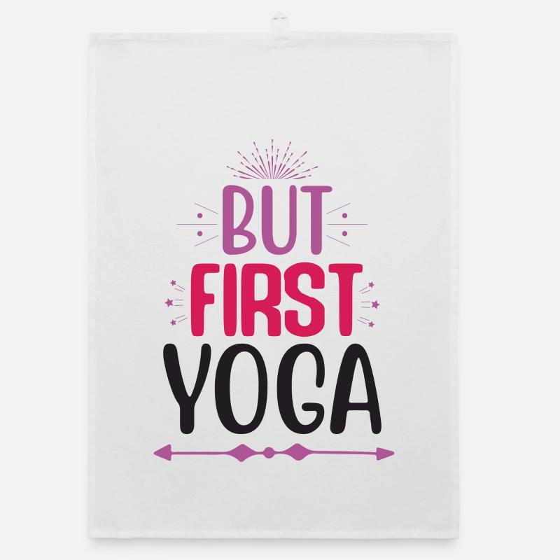 But First Yoga Organic dish towel