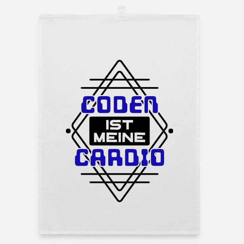 Software Developer Developer Cool Saying Coden Organic dish towel