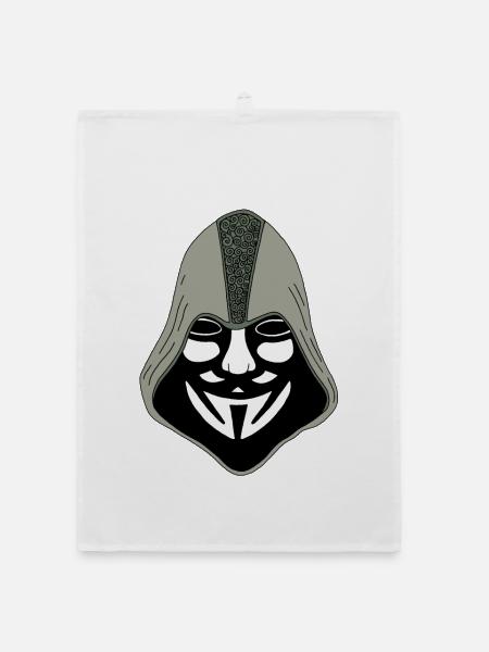 Anonymous - Organic dish towel - white - Front
