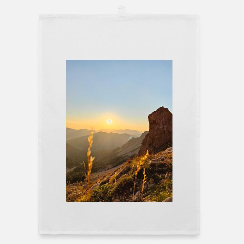 Coucher de soleil Torchon bio