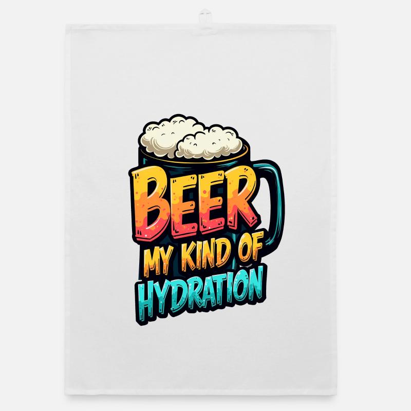 LA BIÈRE : MON TYPE D’HYDRATATION Torchon bio