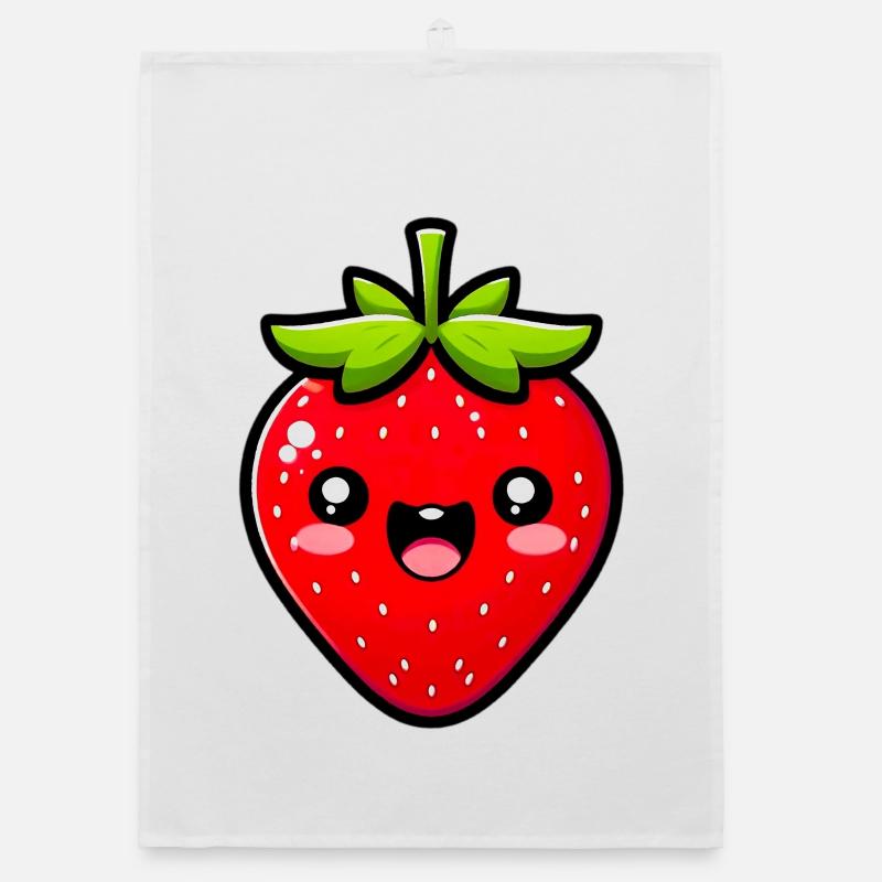 Erdbeeren Erdbeeren Organic Geschirrtuch