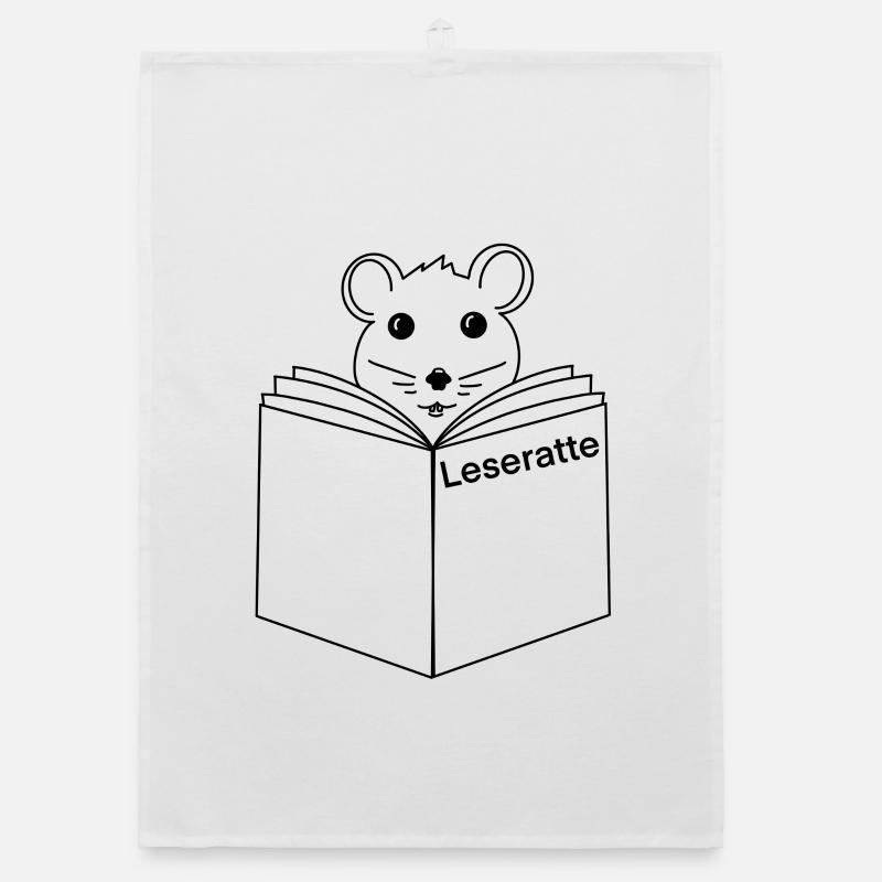 Leseratte Organic Geschirrtuch