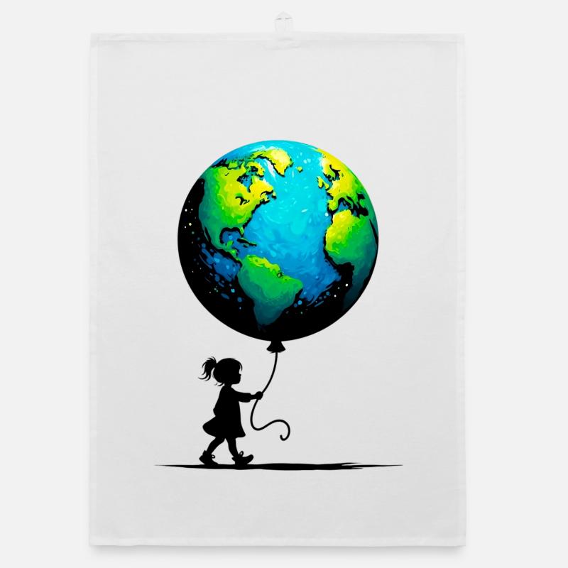 Planet Earth Organic dish towel