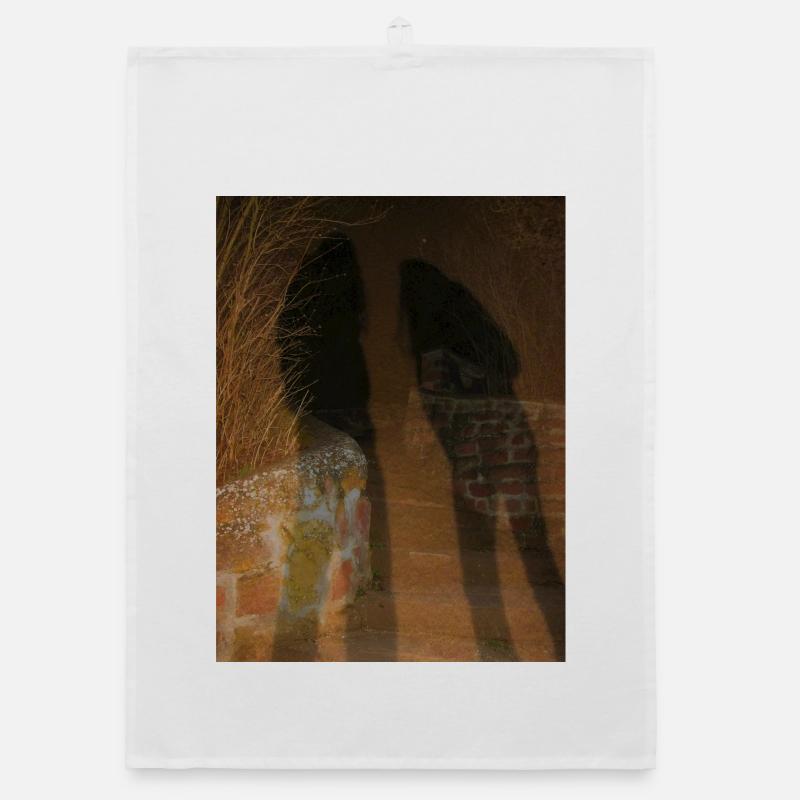 Ensemble sur des marches antiques Torchon bio