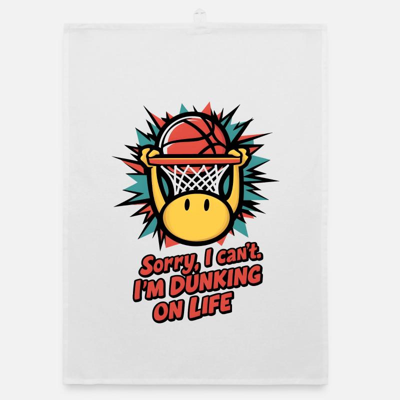 Dunker sur la vie Torchon bio