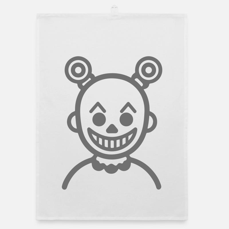 Clown Comic Organic Geschirrtuch