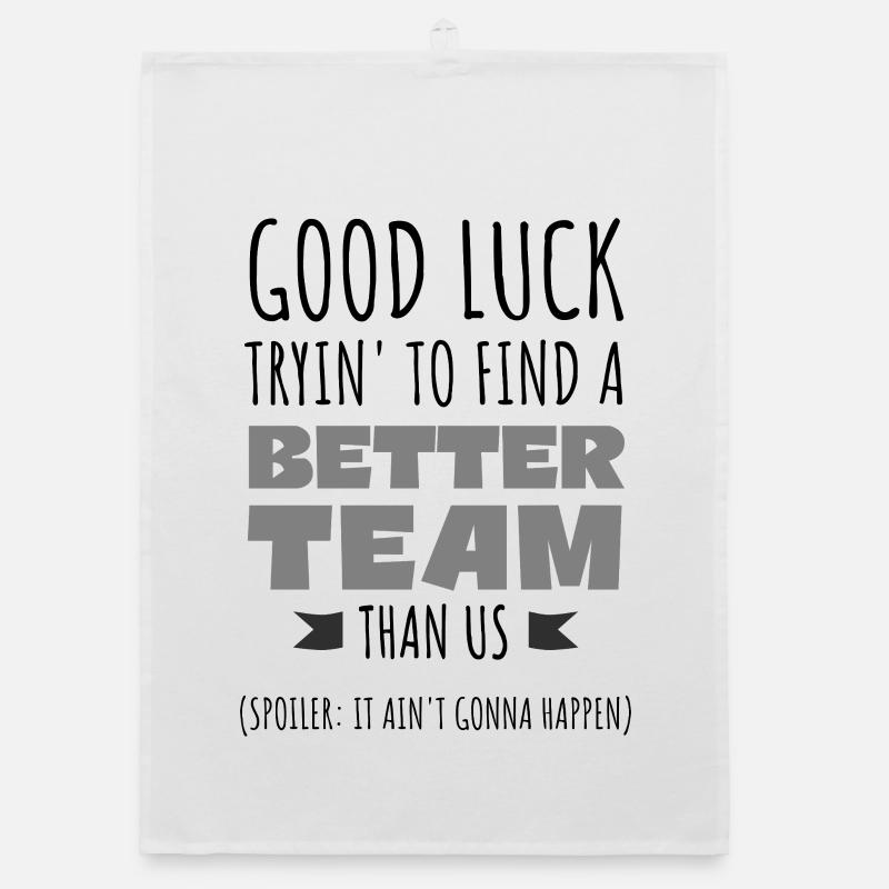 Motivational Teamwork  Organic dish towel