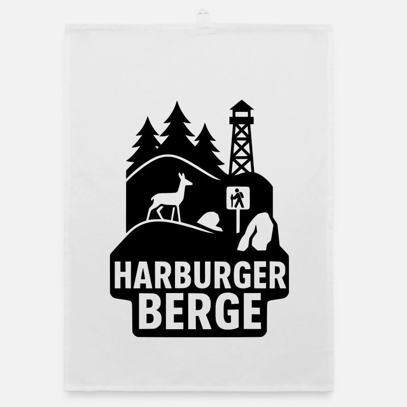 Harburg Mountains Organic dish towel