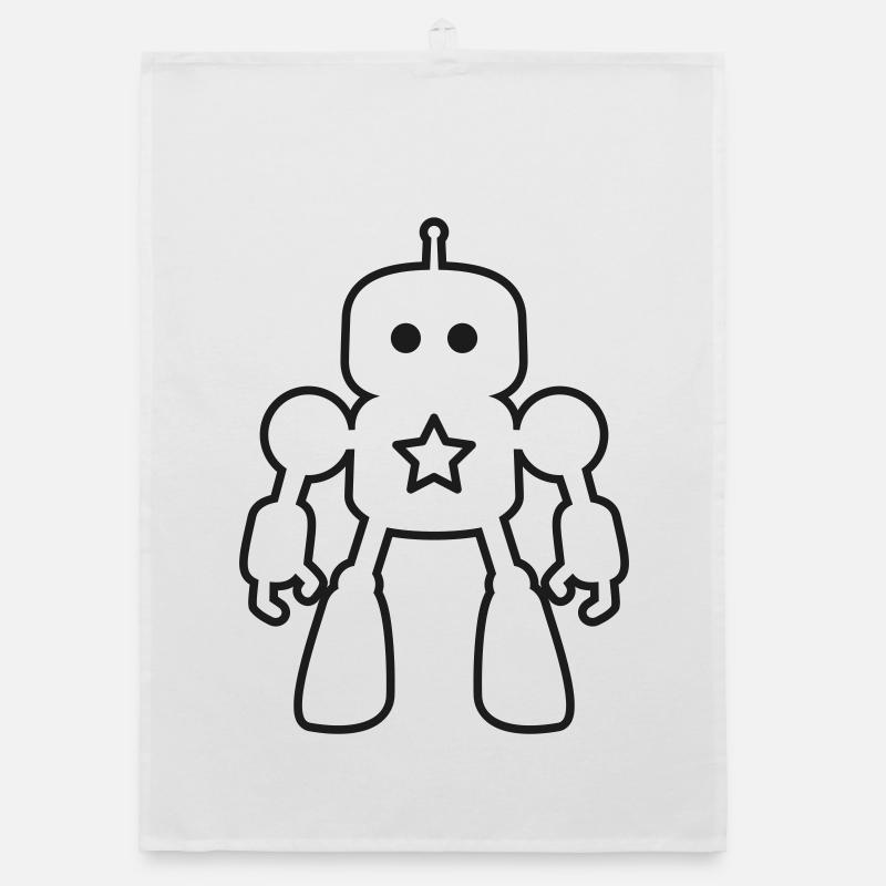 Robots – Intelligence artificielle Conception de science-fiction Torchon bio