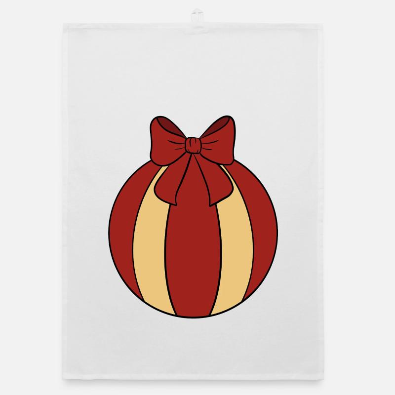 Weihnachtskugel  Organic Geschirrtuch