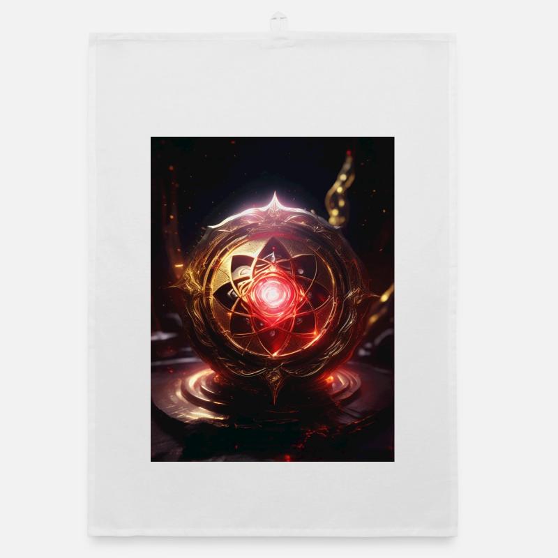 Root Chakra – Muladhara: Fire of the Earth Organic dish towel