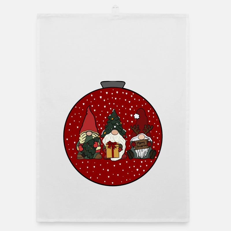 Weihnachtskugel  Organic Geschirrtuch