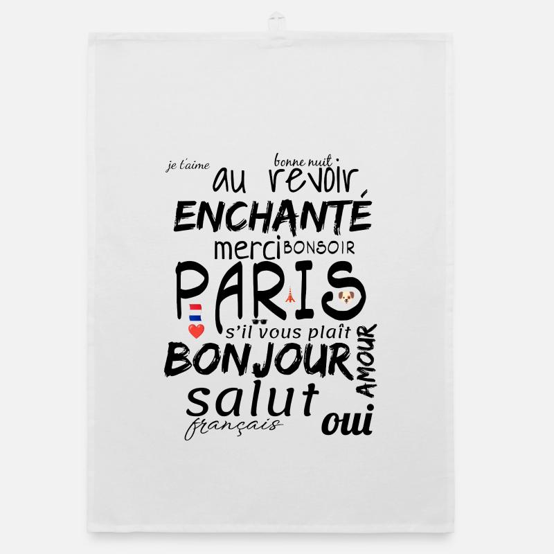 Amour Hexagone Fusée Hamster Torchon bio