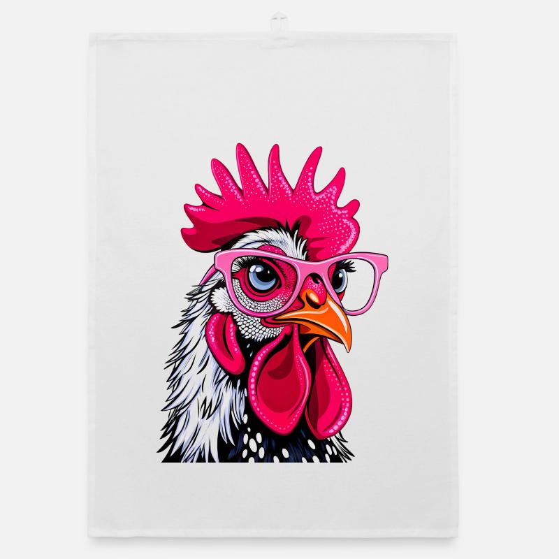 Chicken Organic dish towel