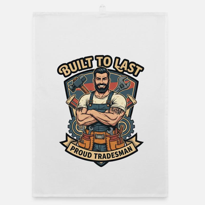 Construit pour l’éternité : profession d’artisan fier Torchon bio