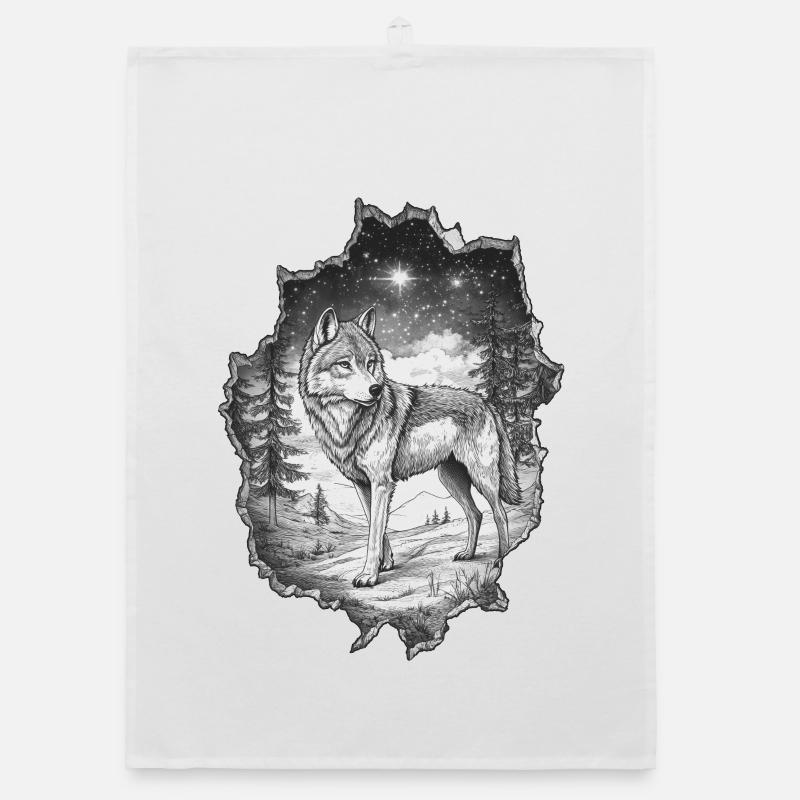 Wolf Organic dish towel