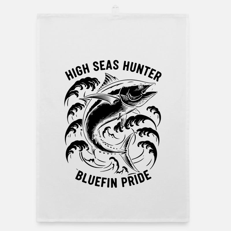 Pêche Mer Thon Bluefin Hunter Torchon bio