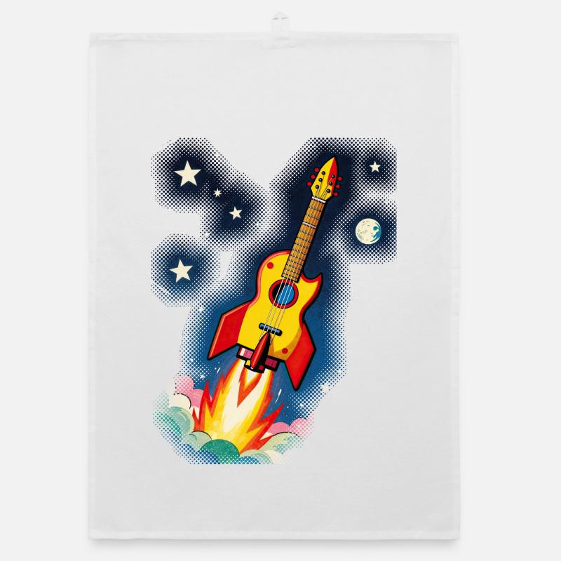 Guitare spatiale Torchon bio