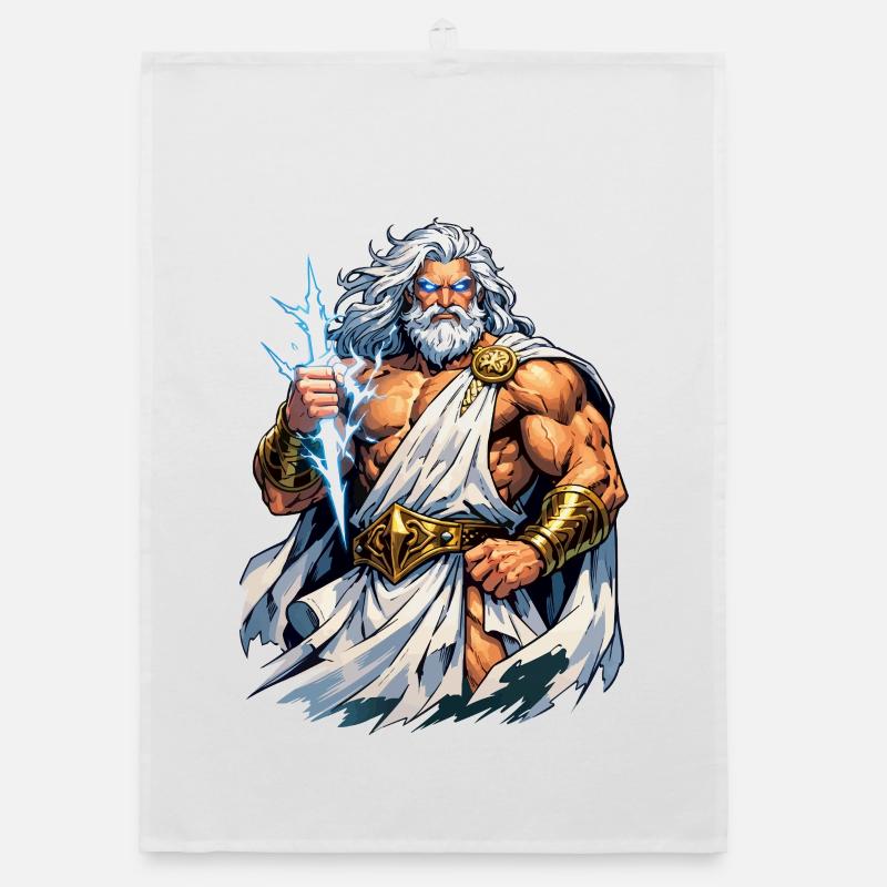 Zeus Warrior Organic dish towel