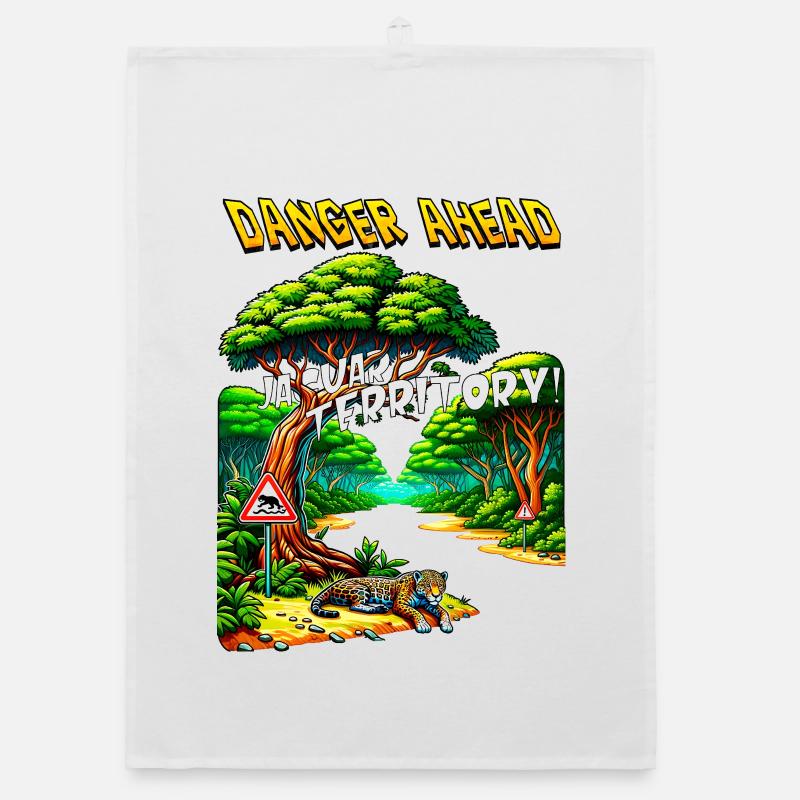 Jaguar Territory - Hill Forest Organic dish towel
