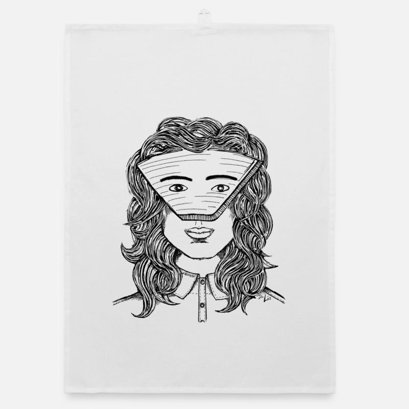 BEST FILTER - Organic dish towel - white