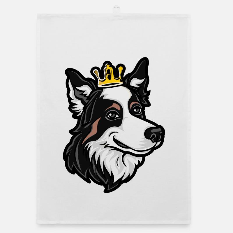 Couronne de chien Border Collie Torchon bio
