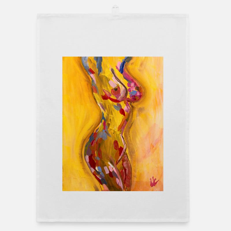 Venere Dorata - Golden Venus Organic dish towel