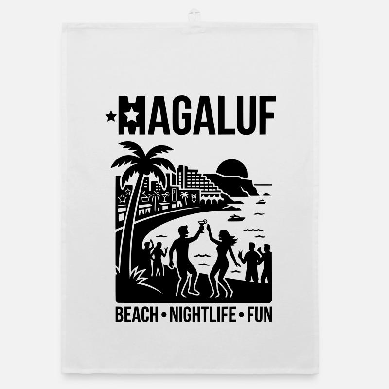 Fête Magaluf Vie nocturne à Majorque Torchon bio