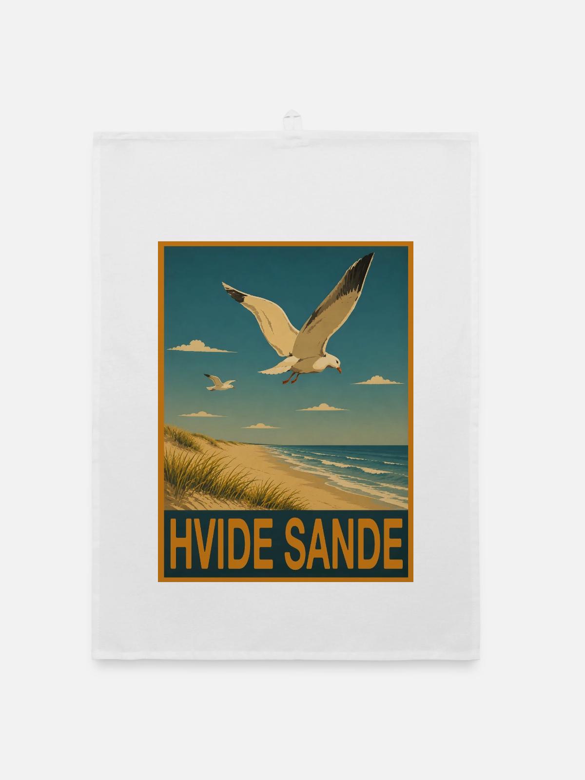 Hvide Sande - Organic Geschirrtuch - Weiß - Vorne