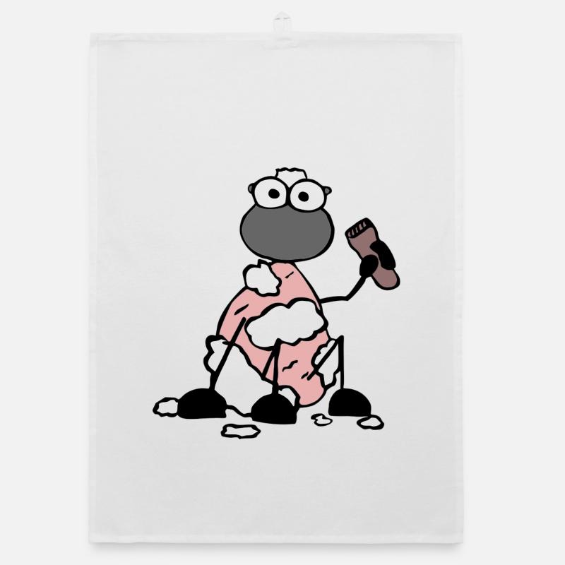 Shaved Sheep Organic dish towel