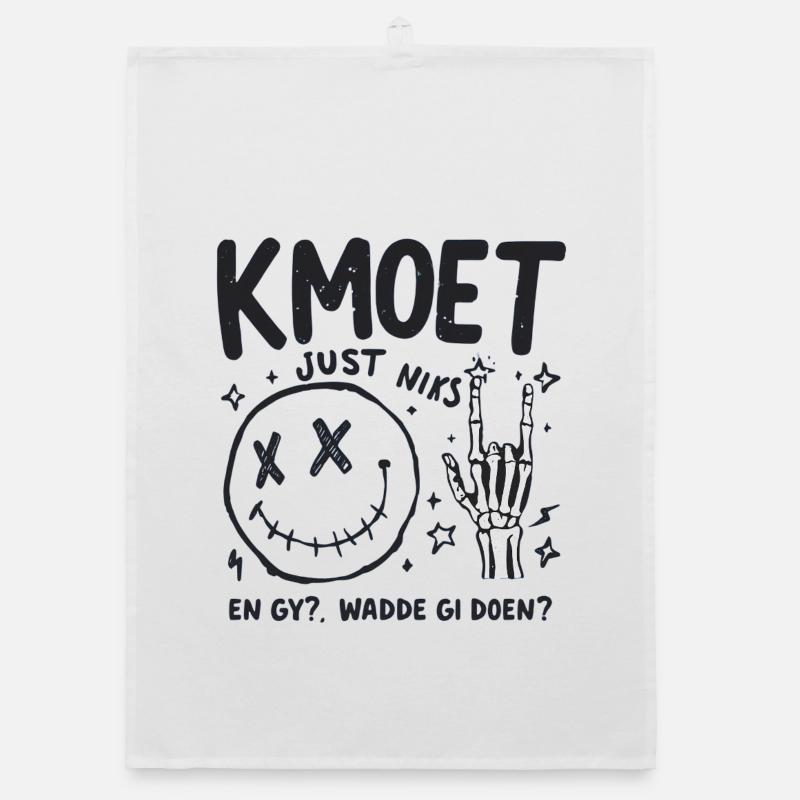 SIE MÜSSEN EINFACH NICHTS TUN – UND SIE? DO WADDE GI? Organic Geschirrtuch