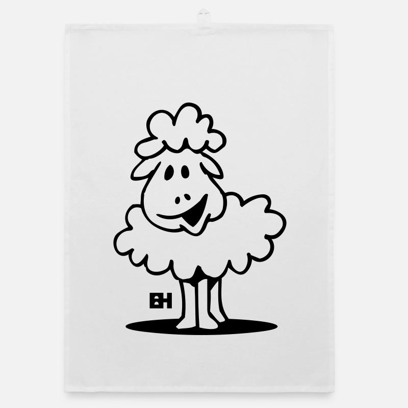 Schaf Organic Geschirrtuch