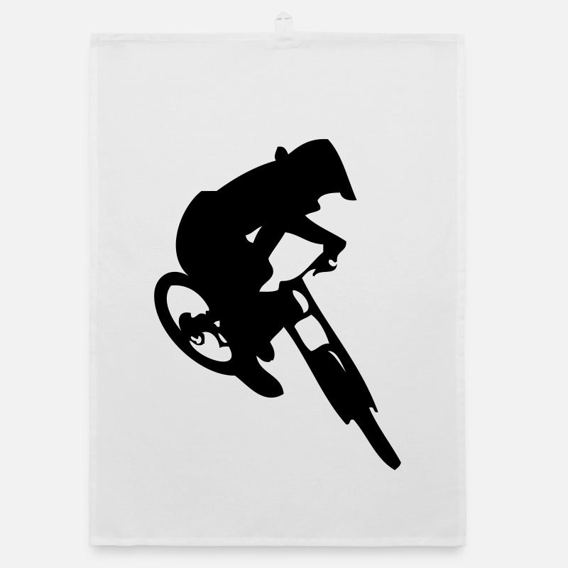 Saut en vélo de descente Torchon bio