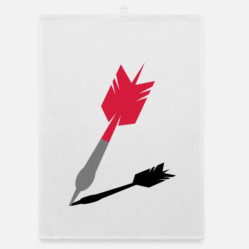 Une fléchette et son ombre Torchon bio