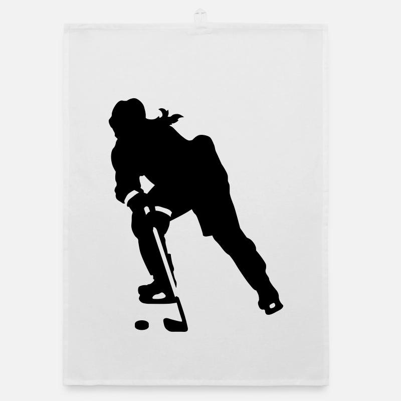 Frauen Eishockey Organic Geschirrtuch